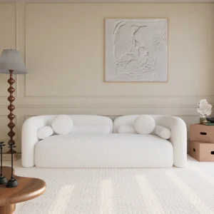 Modern Bouclé Cloud Sofa