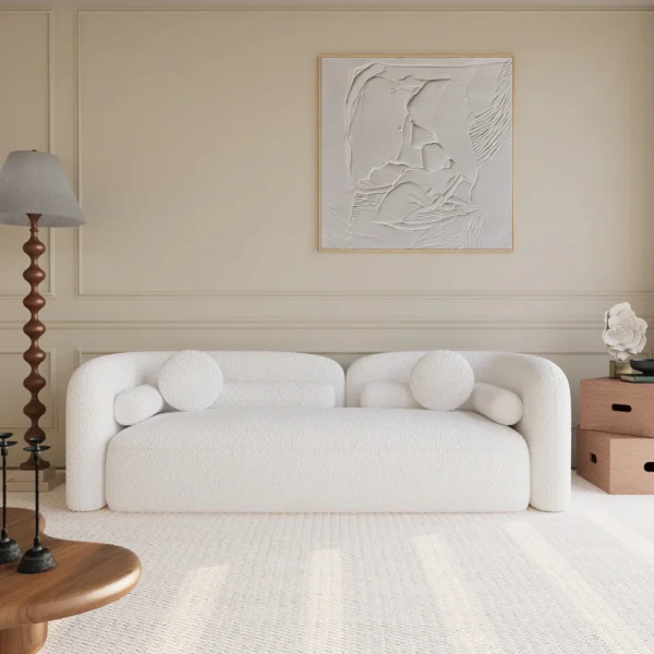 Modern Bouclé Cloud Sofa