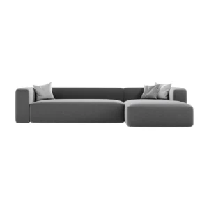 Morano 5-Seater L-Shape Sofa – Dark Grey