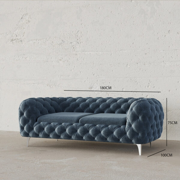 Velmara Tufted Velvet Sofa