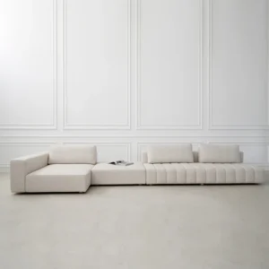 Oscar VX Modular Sofa – Extra Long Sectional in Cream