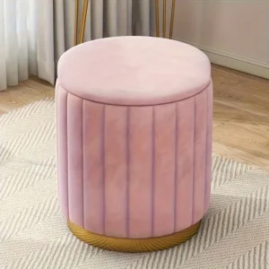 Mira Velvet ottoman Stool