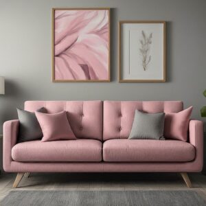 Lunara Blush Sofa