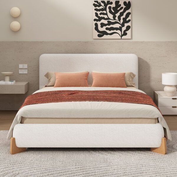 Scandinavian Upholstered Bed