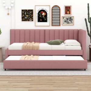 Pink Twin Daybed with Trundle