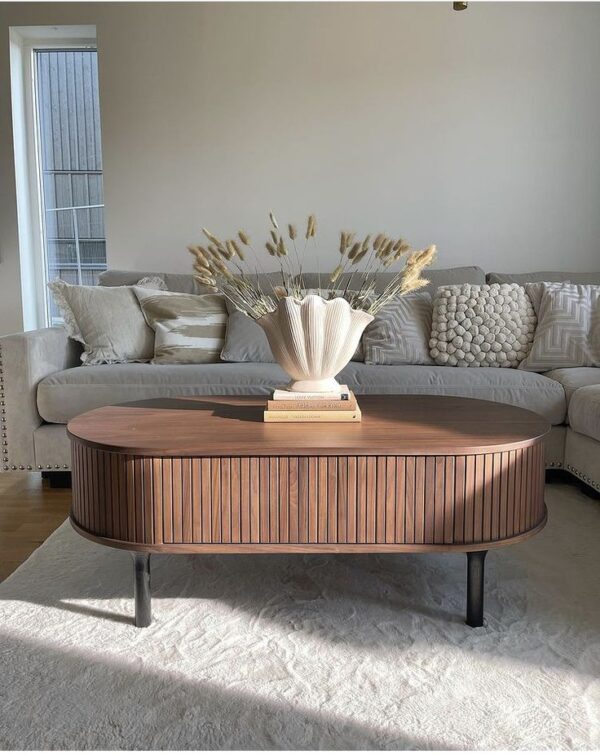 Luna Ribbed Coffee Table