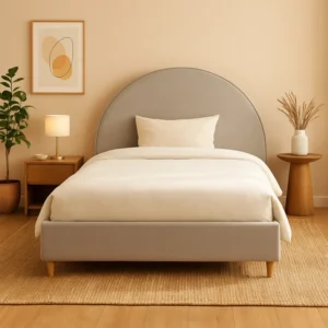 Arched Upholstered Bed