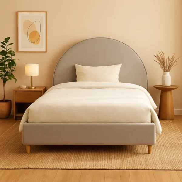 Arched Upholstered Bed