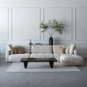 Velano Beige L-Shape Modular Sofa