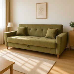 Olvera Green Sofa Bed