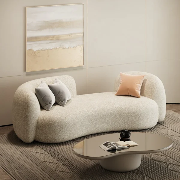 Solora Pebble Bouclé Chaise