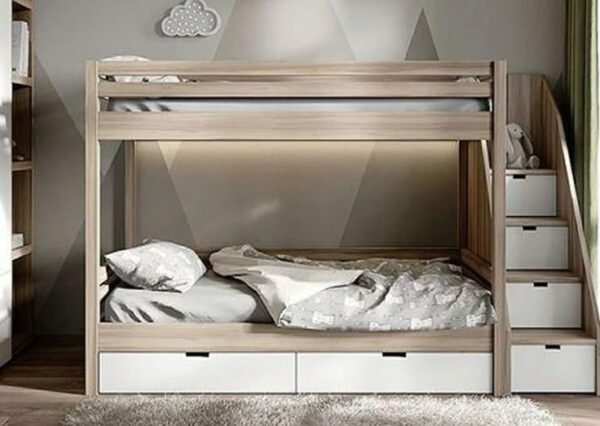 Nova Staircase Bunk Bed with Storage