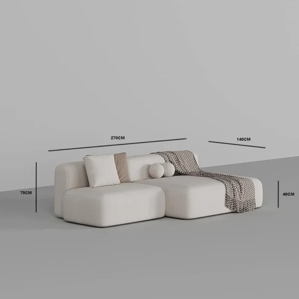 Alvor Modular White Sofa