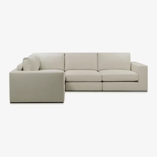 Braxton Plush L-Shaped Deep Sectional Sofa