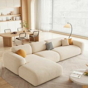 Hoor Furniture FloatNest Curved Modular Sofa