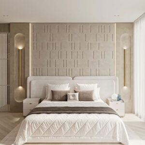 Hoor Furniture LuxeCalm Tufted King Bed Set